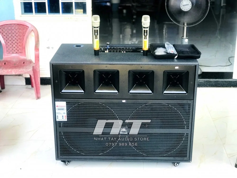 Loa Keo Di Dong Bass Doi 4 Tac Cong Suat Lon Jbl 4044