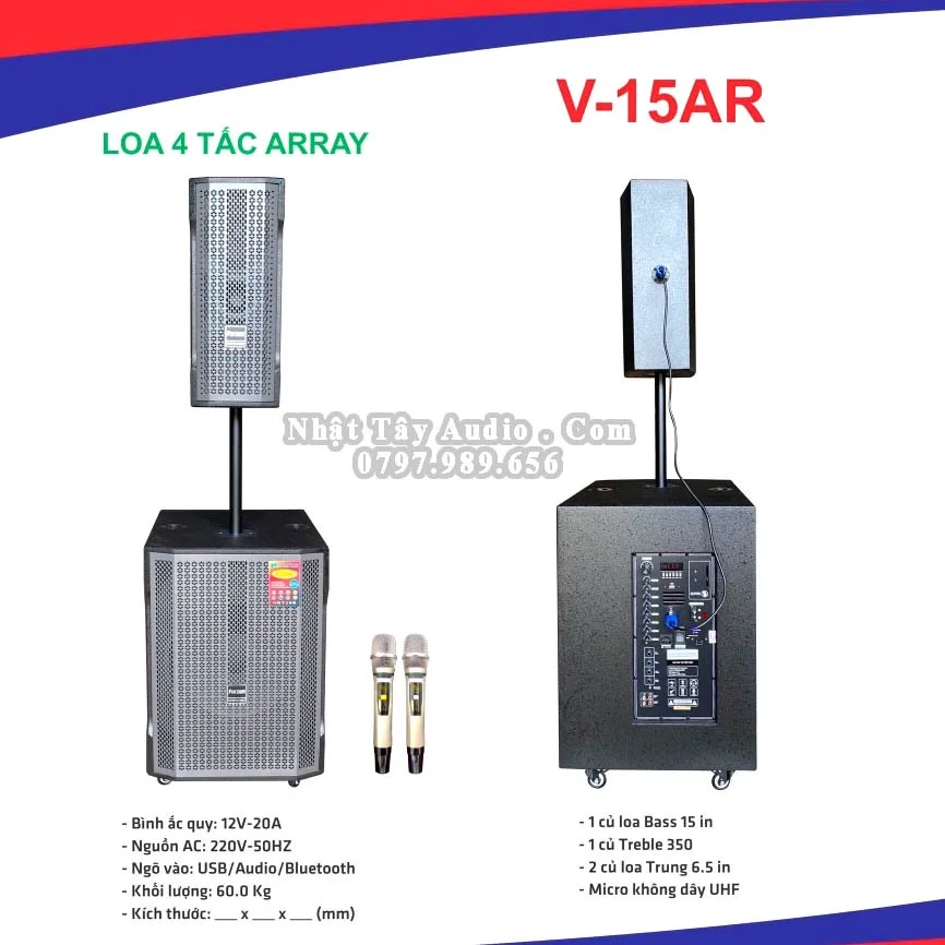 Loa Keo Cot Forzen V15ar, Loa Karaoke Di Cong Suat Lon Moi Nhat Hien Nay