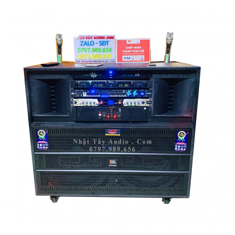 Loa Kéo điện Nt 1006 Fx, Dan Karaoke Di Dong Cong Suat Lon Bass Doi 40