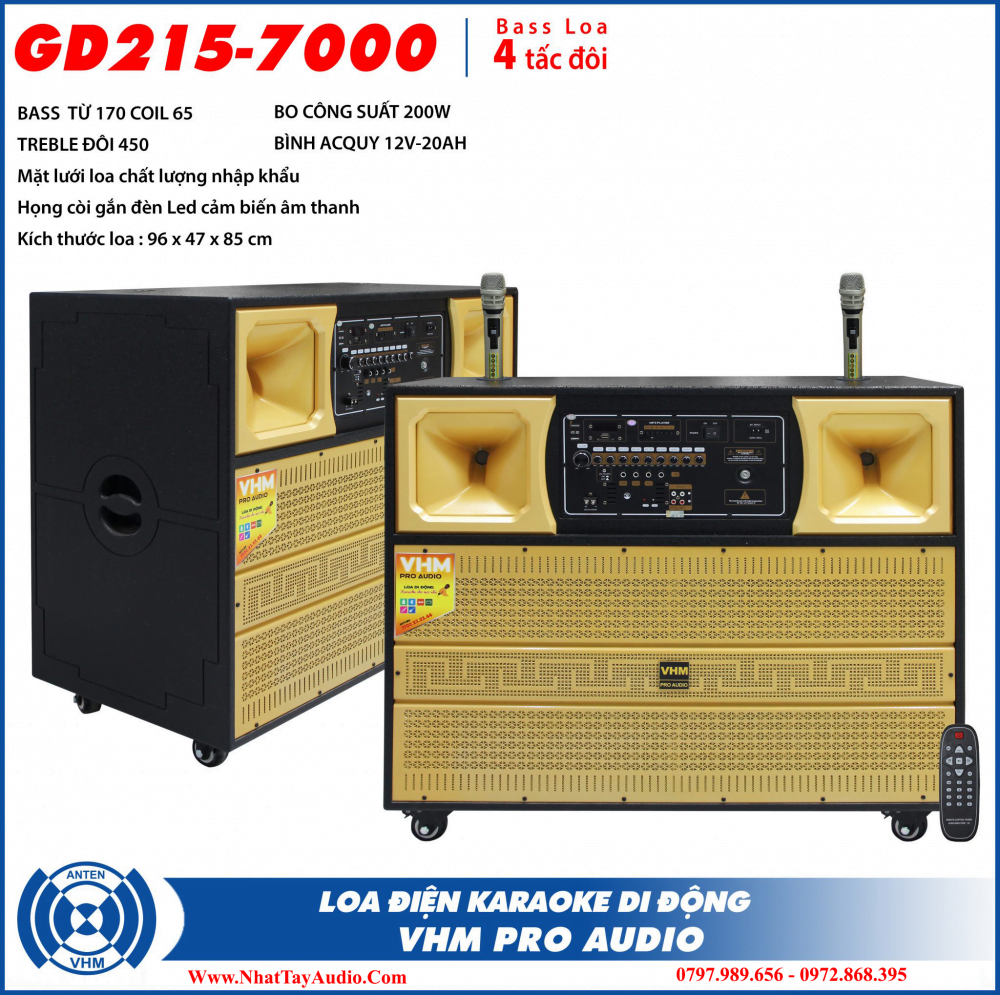 Loa Kéo Pro Audio Gd215 7000 1