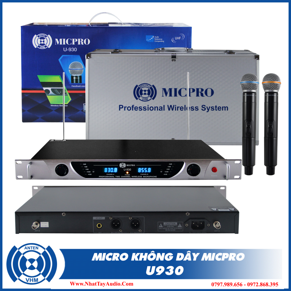 Micro Không Dây Micpro U930 1