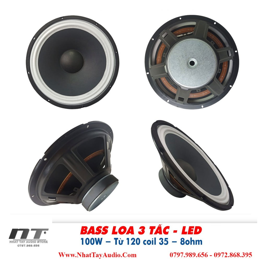 Loa Bass 30 Den Led Tu 120 Coil 35 Bass 3 Tac