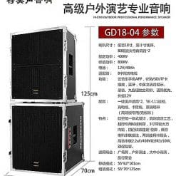Loa di động Temeisheng GD18-04, bass 18 inch