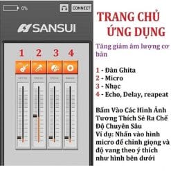 Loa karaoke di động SANSUI SG10-15, loa cao cấp, max 900W