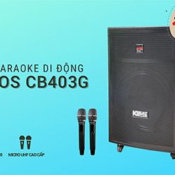Loa kéo ACNOS CB403G, karaoke online với 30 ngàn bài hát