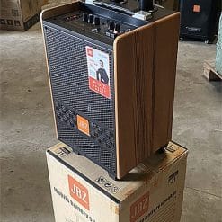 Loa kéo di động JBZ J1, loa karaoke vỏ gỗ, bass 2 tấc