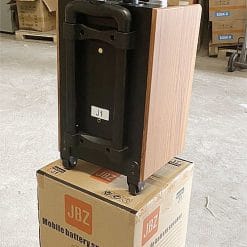 Loa kéo di động JBZ J1, loa karaoke vỏ gỗ, bass 2 tấc