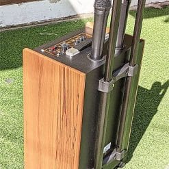 Loa kéo di động JBZ J1, loa karaoke vỏ gỗ, bass 2 tấc