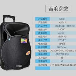 Loa Kéo Di Động Temeisheng A15-2