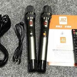 Loa kéo JBZ JB+0807, loa karaoke vỏ gỗ, bass đôi 2 tấc