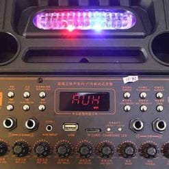 Loa kéo JBZ JB+0807, loa karaoke vỏ gỗ, bass đôi 2 tấc