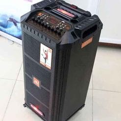 Loa kéo JBZ JB+0807, loa karaoke vỏ gỗ, bass đôi 2 tấc