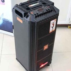 Loa kéo JBZ JB+0807, loa karaoke vỏ gỗ, bass đôi 2 tấc