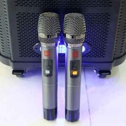 Loa kéo JBZ JB+0807, loa karaoke vỏ gỗ, bass đôi 2 tấc