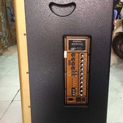 Loa kéo Sansui SG6-15, loa di động karaoke thùng gỗ 4.5 tấc