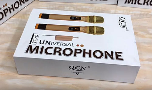 Micro đa năng QCN Q-168 dùng cho loa kéo & mọi thiết bị