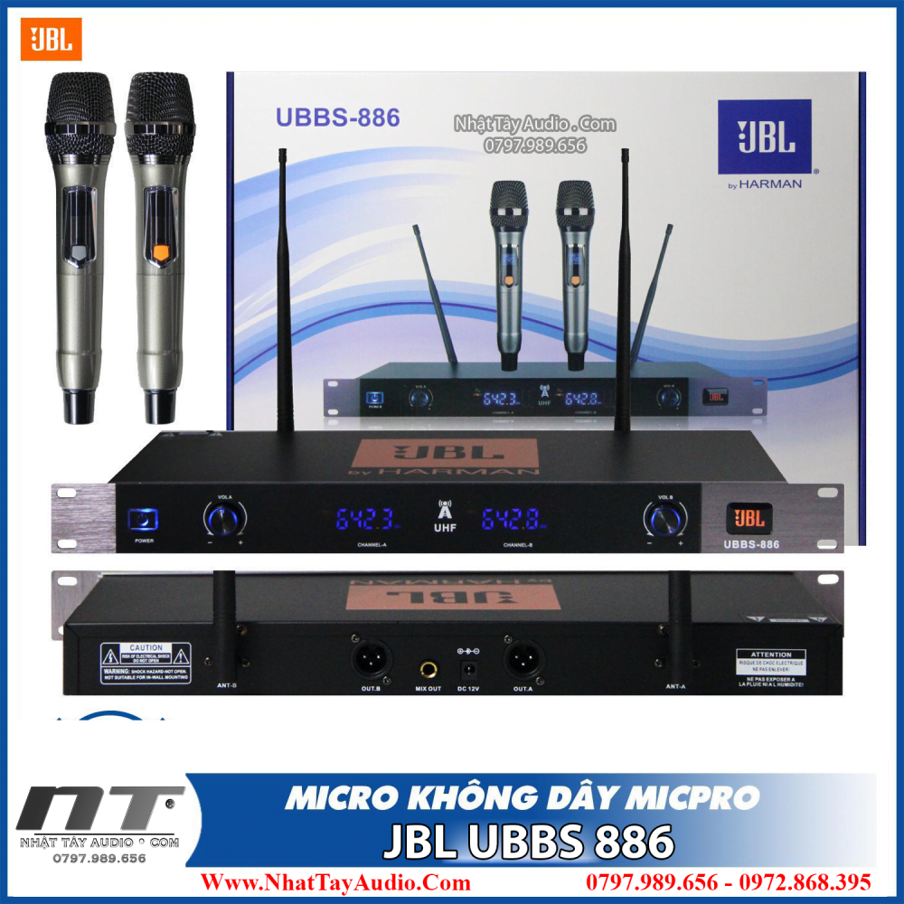 Micro Karaoke Khong Day Micpro Jbl Ubbs 886