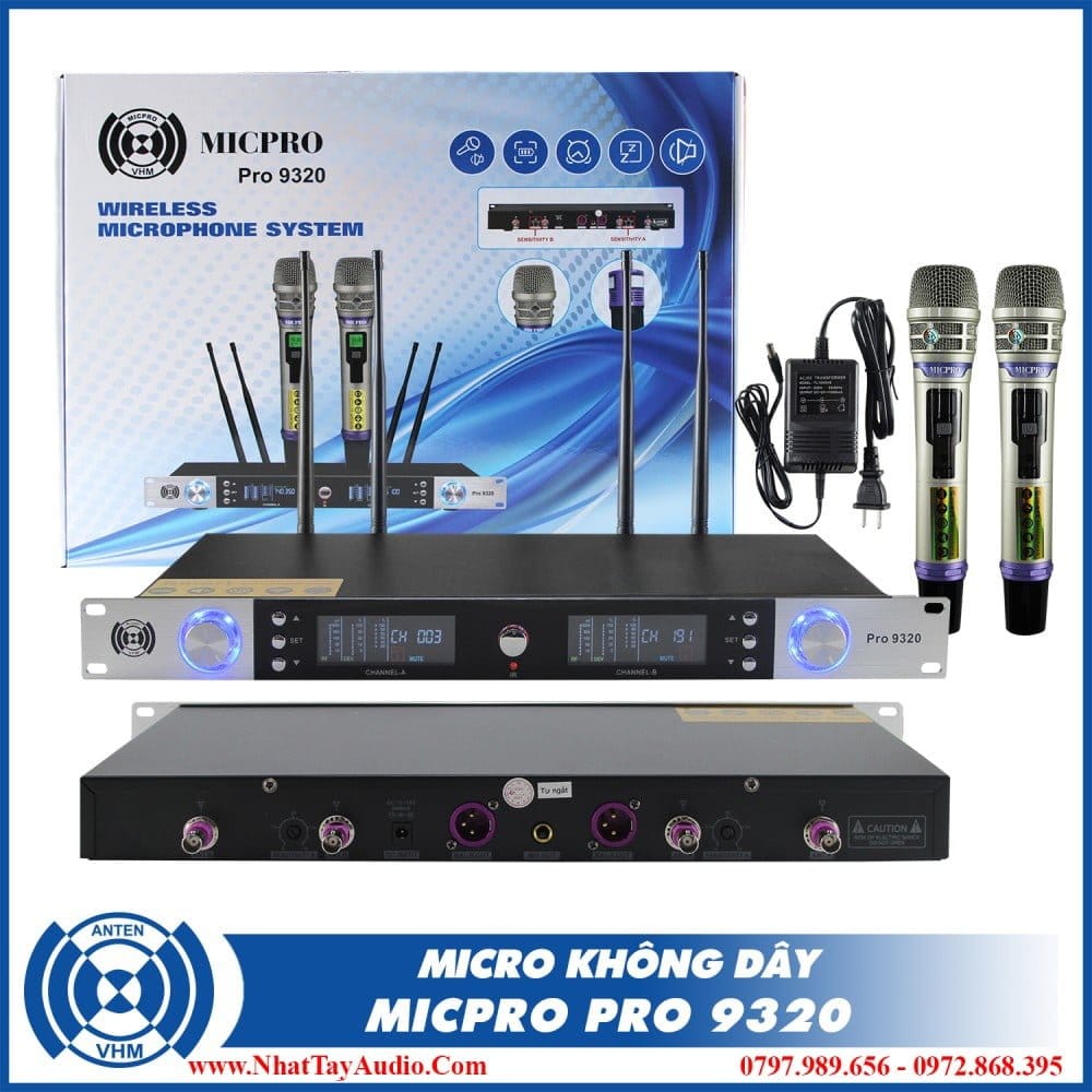 Micro không dây MICPRO PRO 9320