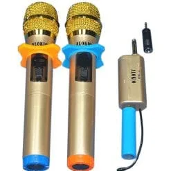 Micro không dây ALOKIO V11, mic dùng được cho tất cả loa kéo