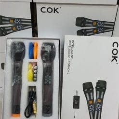 Micro không dây đa năng COK ST-213, chỉnh được treble-bass