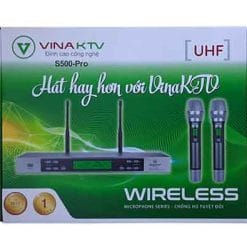 Micro không dây VinaKTV S500-Pro, thu âm cực tốt