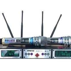Microphone không dây Shure UR-29D plus, set được 200 tần số