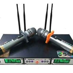 Microphone không dây Shure UR-29D plus, set được 200 tần số