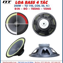 Loa Bass 40 200W-140-50 ĐEN - ĐỎ - TRẮNG - VÀNG