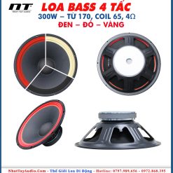 Loa Bass 40 300W-170-65 ĐEN - ĐỎ - VÀNG