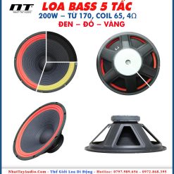 Loa Bass 50 200W-170-65 ĐEN - ĐỎ - VÀNG