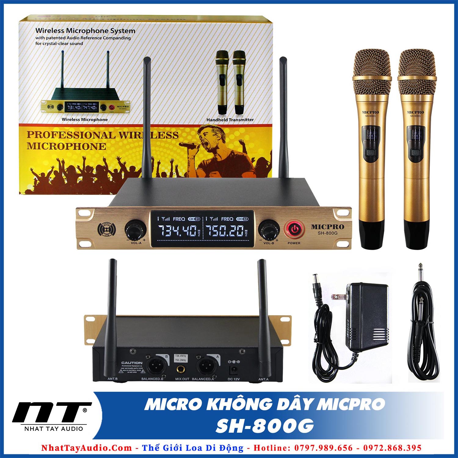 Micro không dây MICPRO 800G