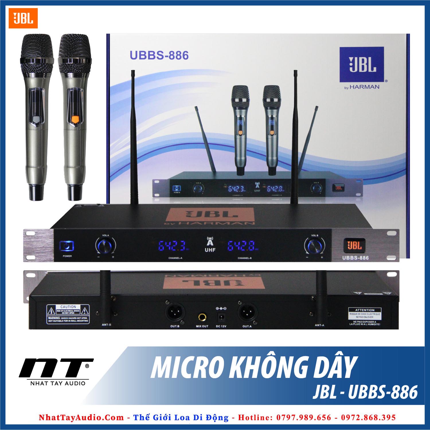 Micro không dây JBL UBBS-886 JBL UBBS-886