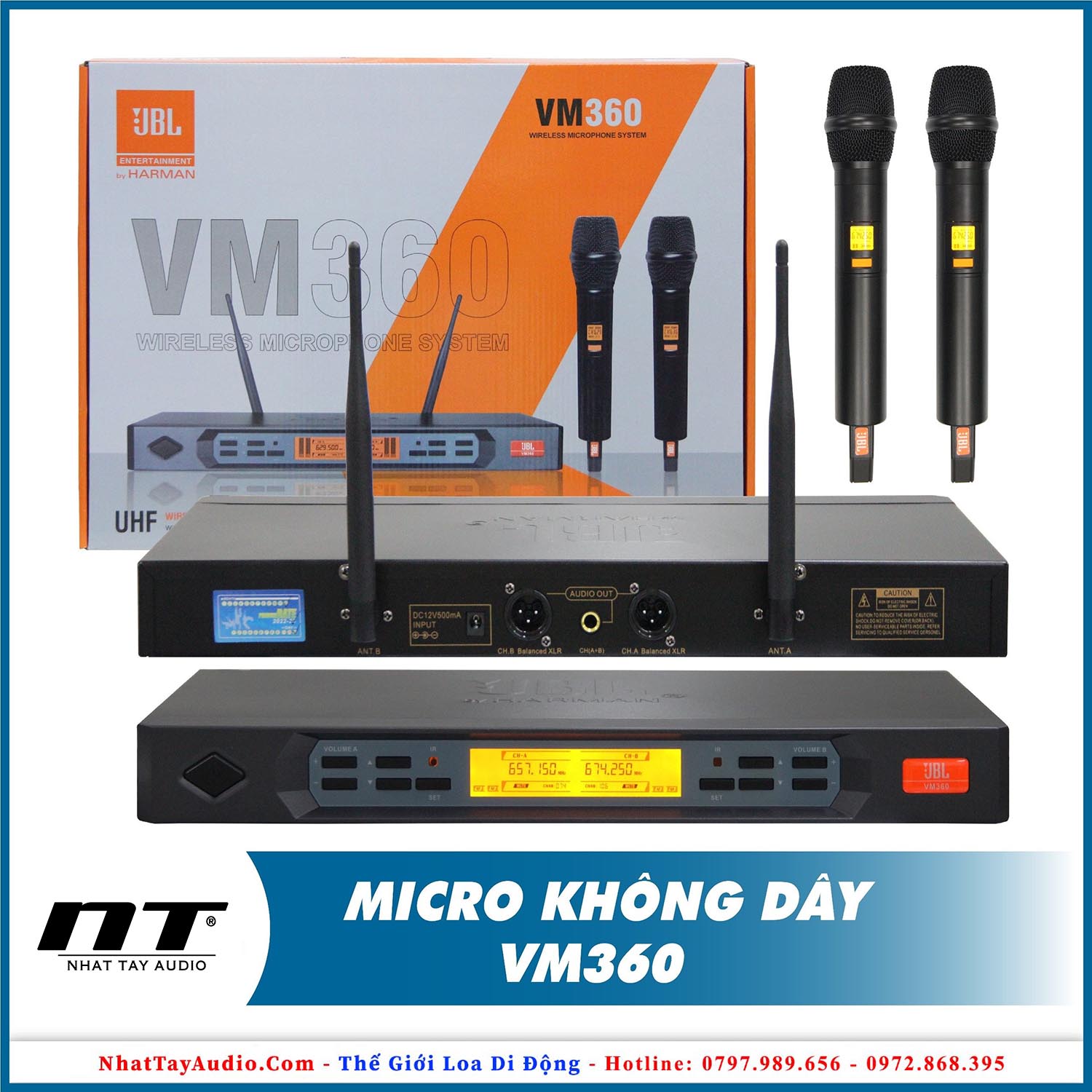 Micro không dây JBL VM360