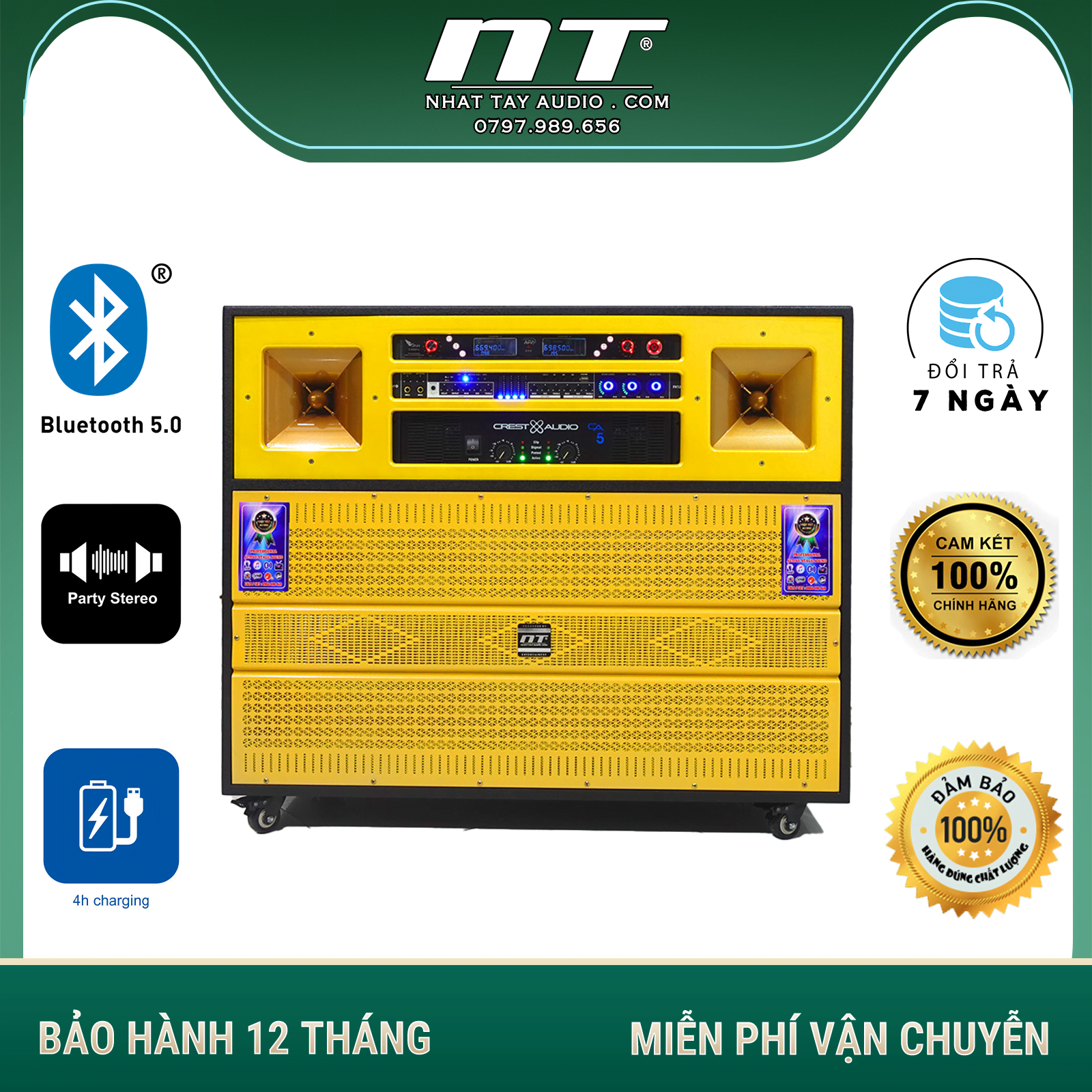 Loa Kéo điện NT 1002