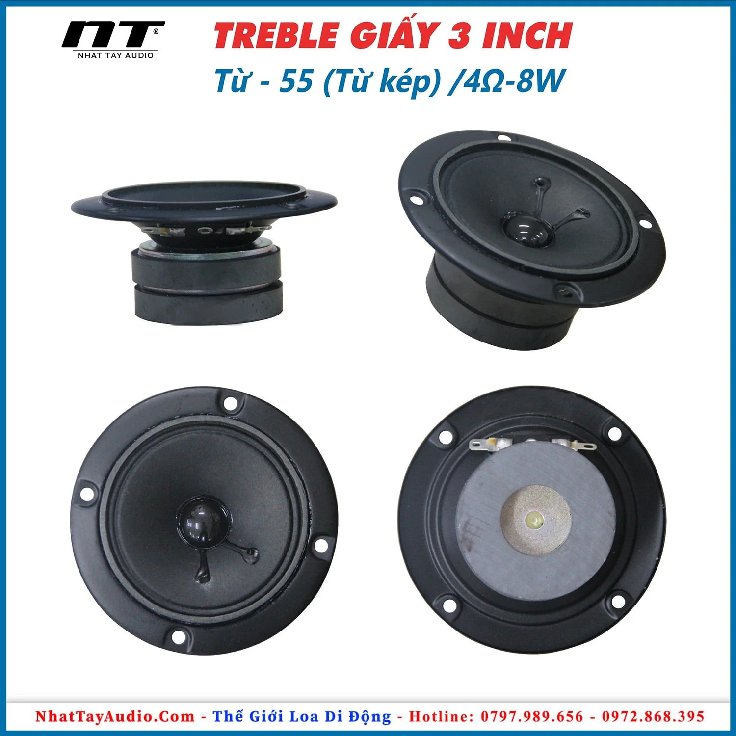 2. Các sản phẩm Loa Treble Giấy 10cm phổ biến