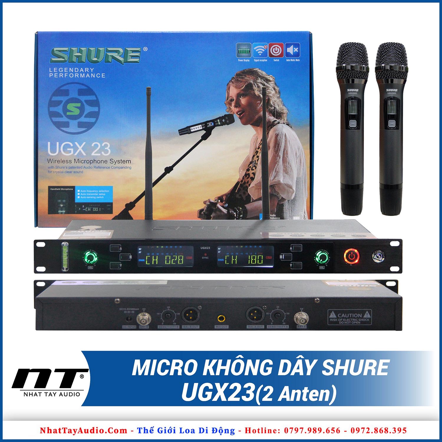 Micro không dây SHURE UGX23