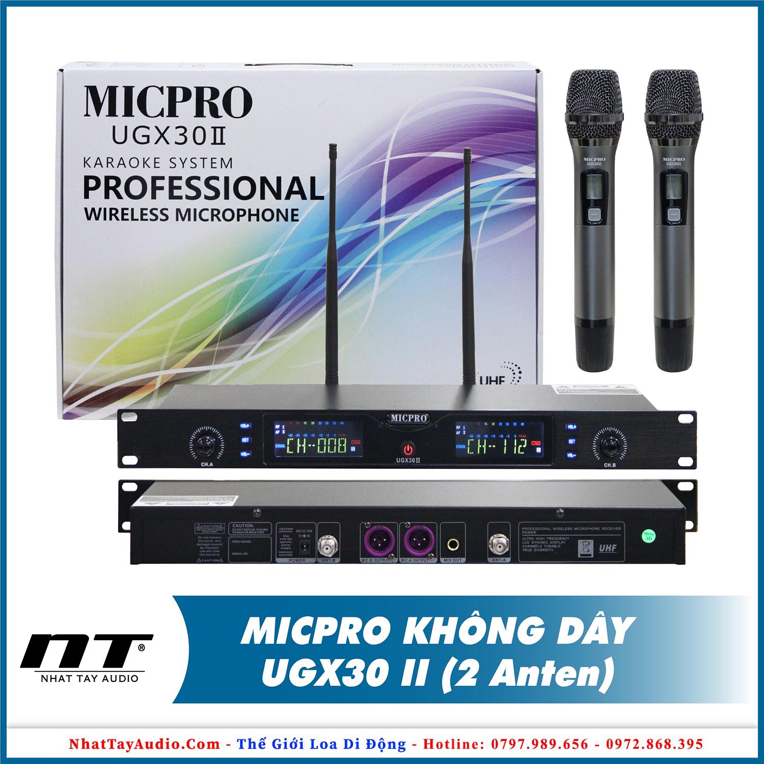 Micro không dây MICPRO UGX30II