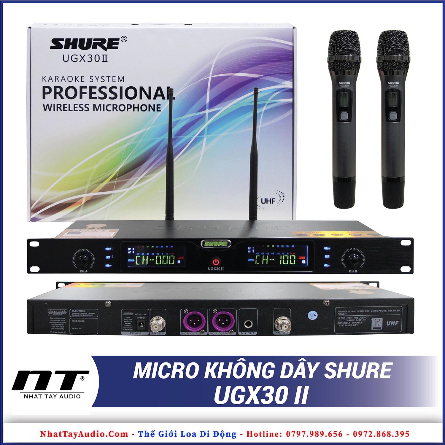 Micro không dây SHURE UGX30II