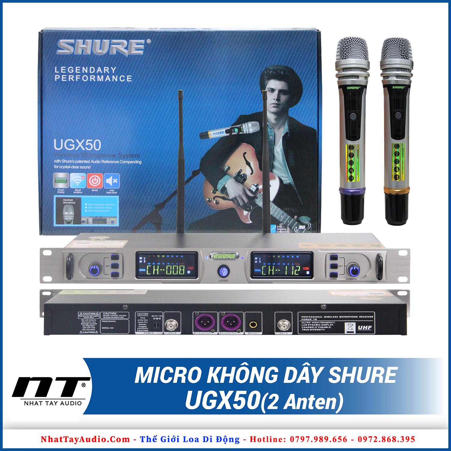 Micro không dây SHURE UGX50