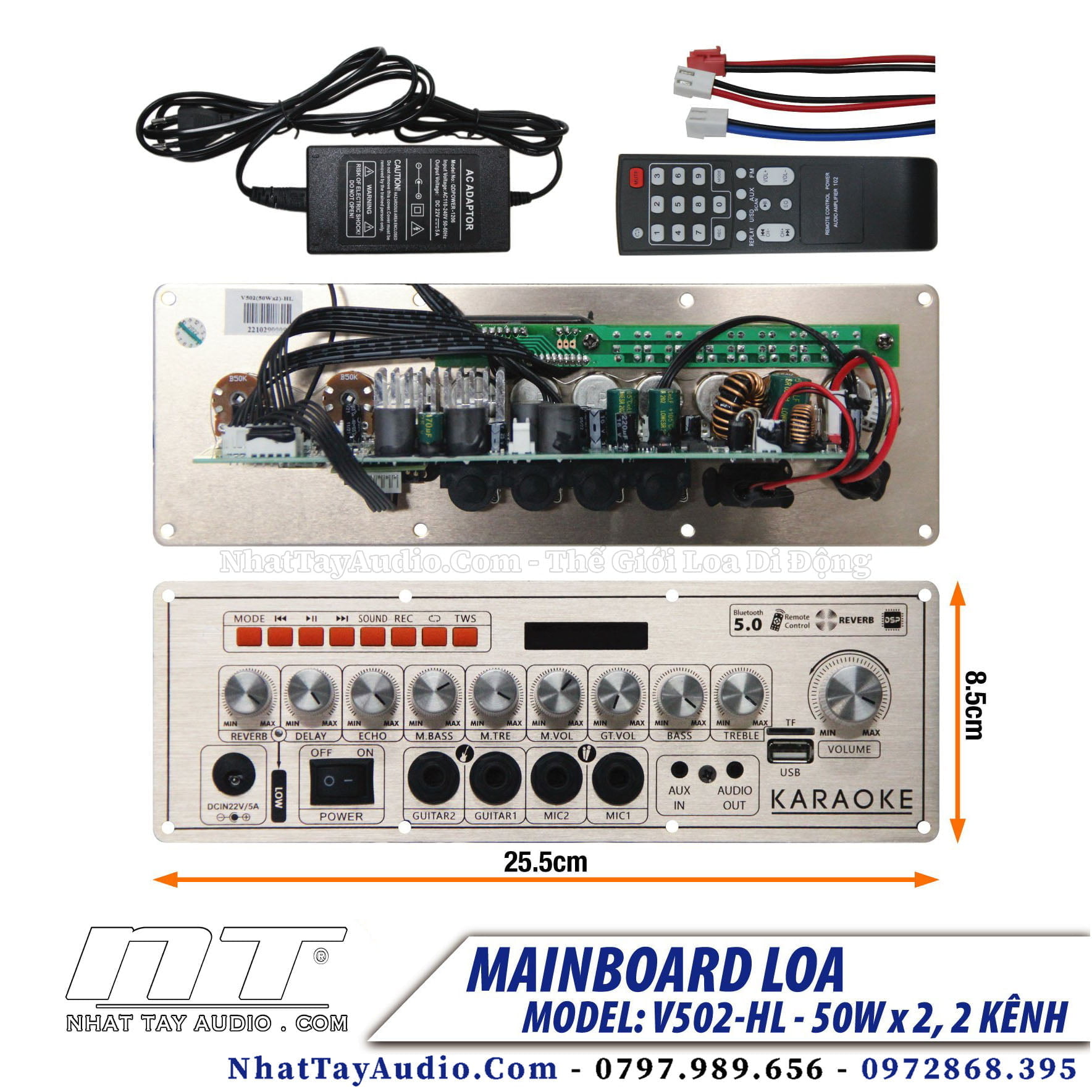 bo mach loa keo xach tay V502 NHÔM