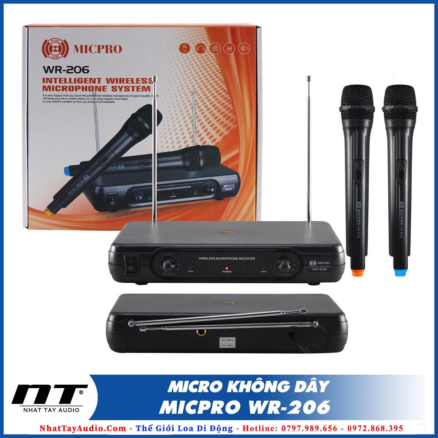 Micro không dây MICPRO WR-206